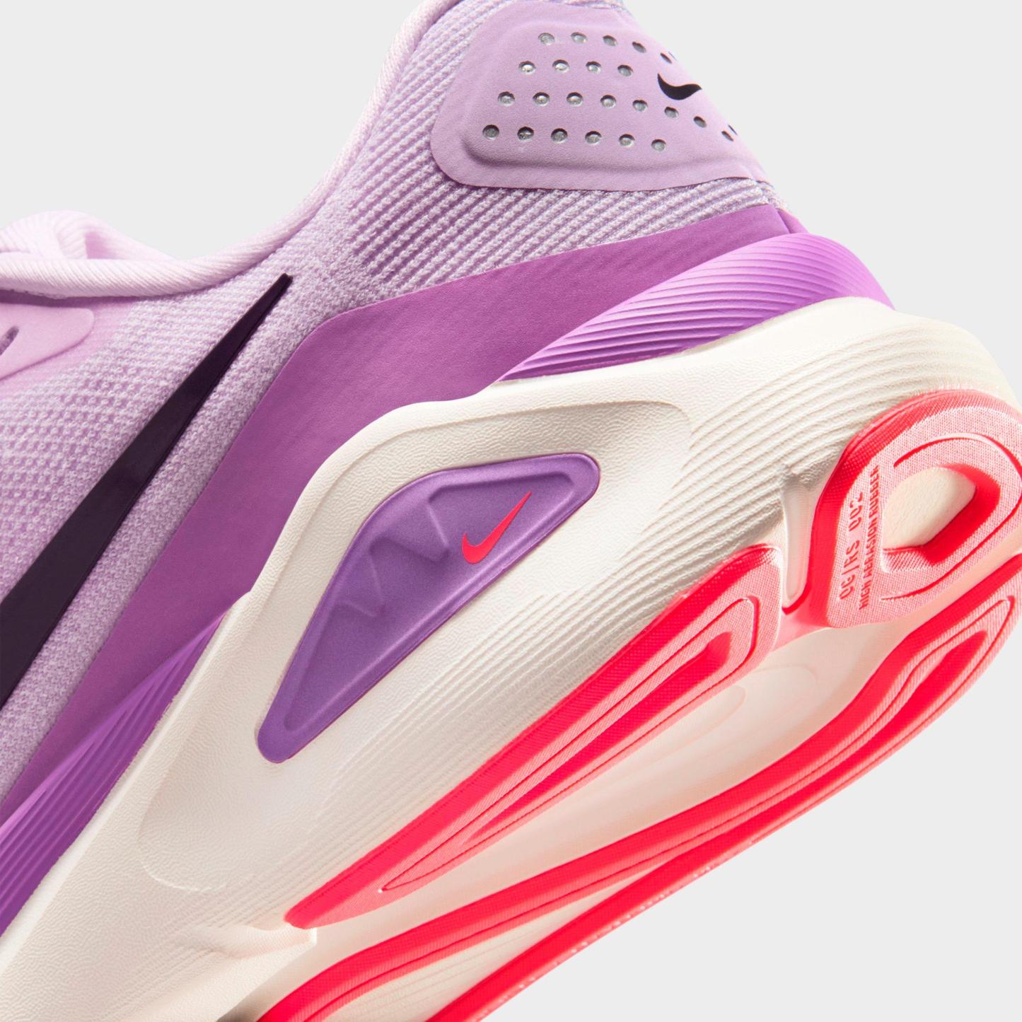 Women's Nithtke Structure 26 Running Shoes - Violet Mist/Bright Violet/Sapphire/Cave Purple - Detail shot