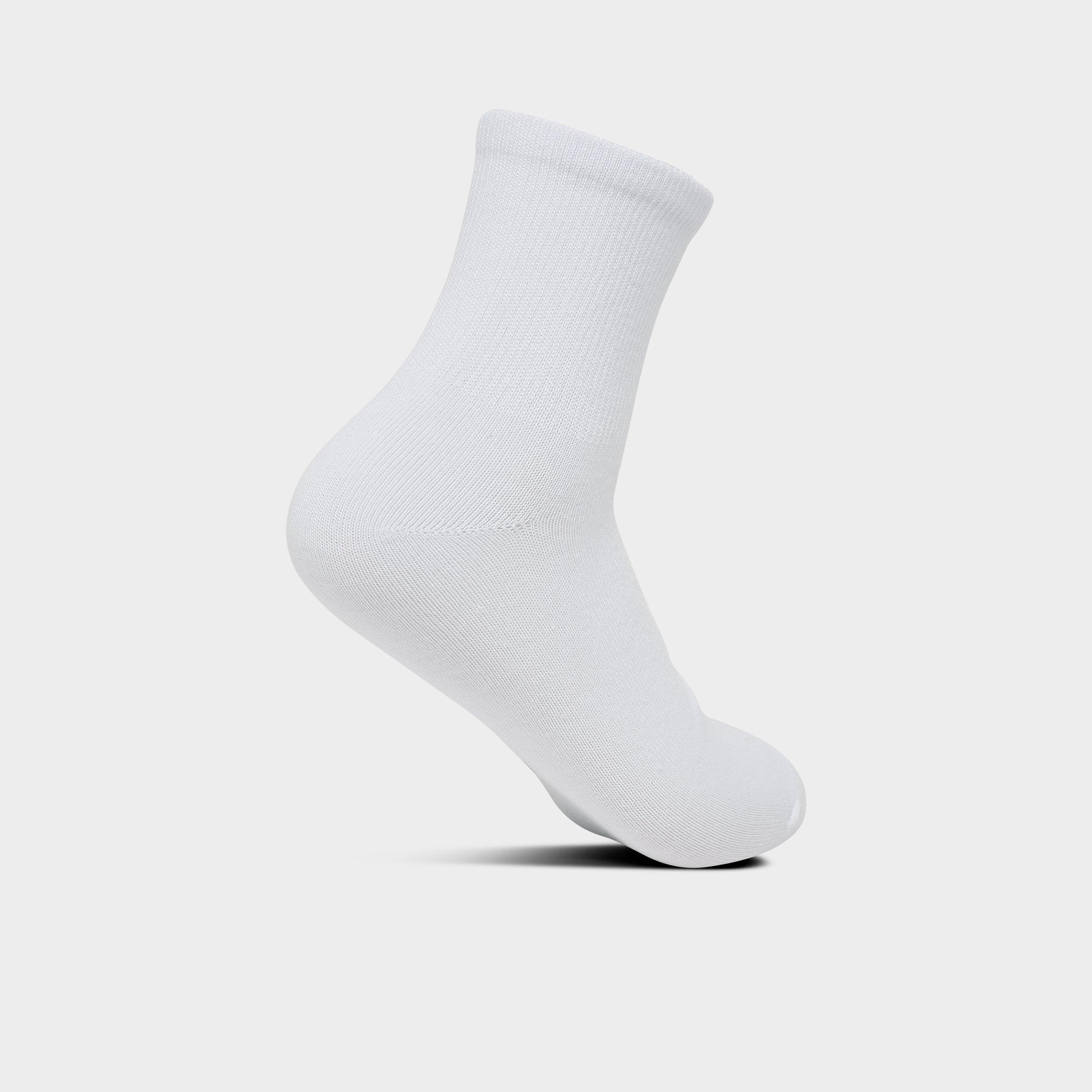 adidas Originals Trefoil Luna Quarter Socks (3-Pack) - White