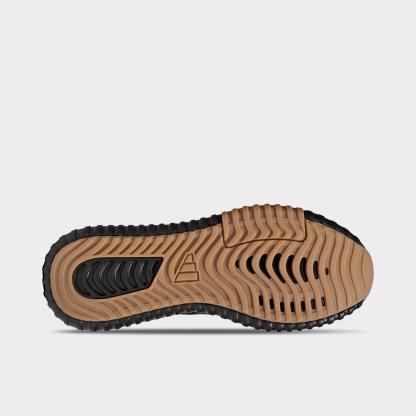 Men's adidas Kaptir 4.0 Casual Shoes - Core Black/Core Black/Gum - Bottom view