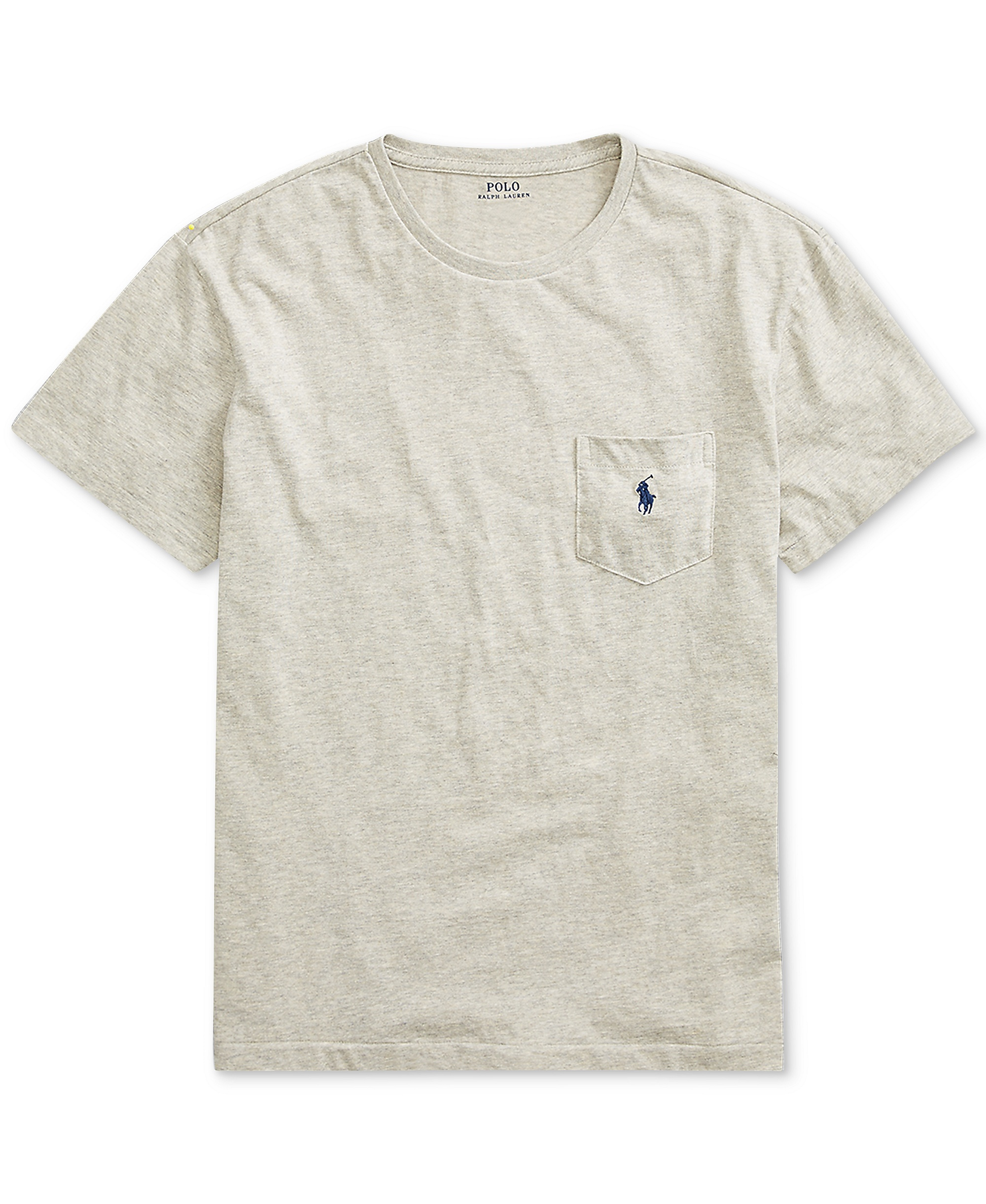 Polo Ralph Lauren Men's Big & Tall Crew-Neck Pocket T-Shirt - Gray Heather