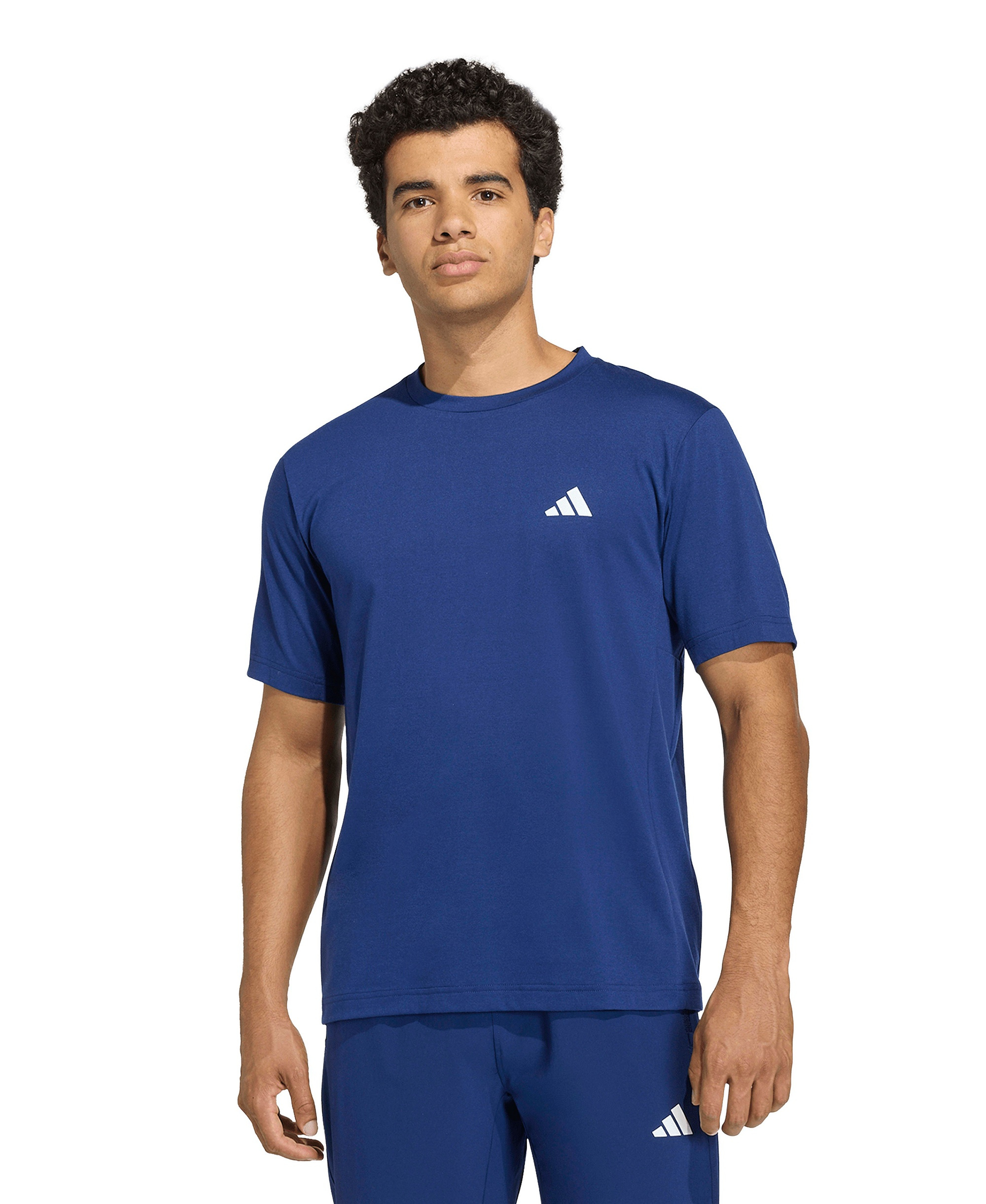 adidas Men's Workout Essentials Crewneck T-Shirt - Dark Blue