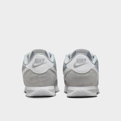 Men's Nithtke Cortez TXT Casual Shoes - Flat Silver/White - Back view