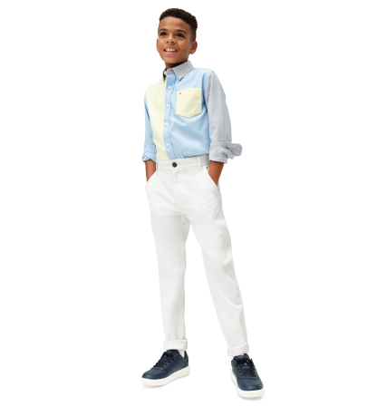 Tommy Hilfiger Boys' 8-20 Academy Pants - Fresh white