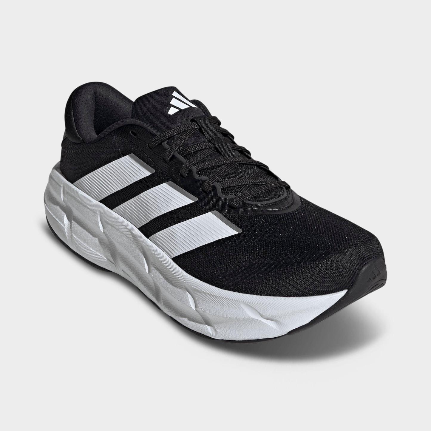 Men's adidas Questar 4 Running Shoes - Core Black/Cloud White/Grey - Both shoes facing left