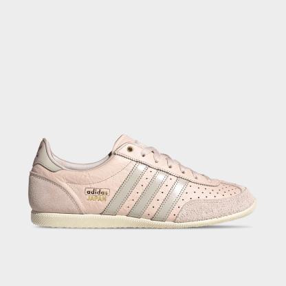 Women's adidas Originals Japan Casual Shoes - Part 1 - Wonder Quartz/Beige/Gold Metallic - Left shoe facing left. Outside of the shoe.
