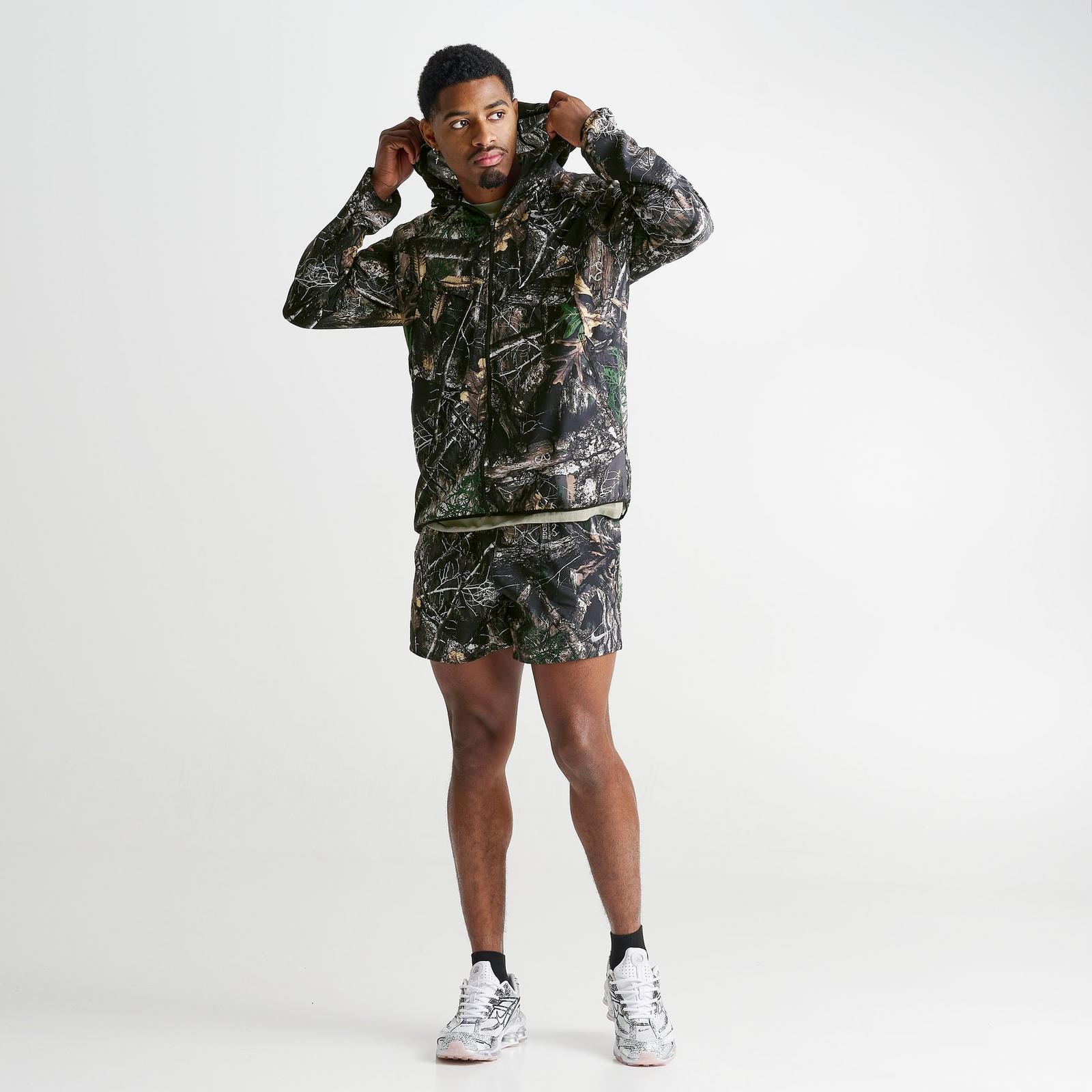 Men's Nike Stride Dri-FIT Realtree Running Jacket - Anthracite/Black