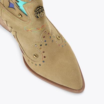 Kurt Geiger London Kensington Cowboy Boot - Tan - view 6
