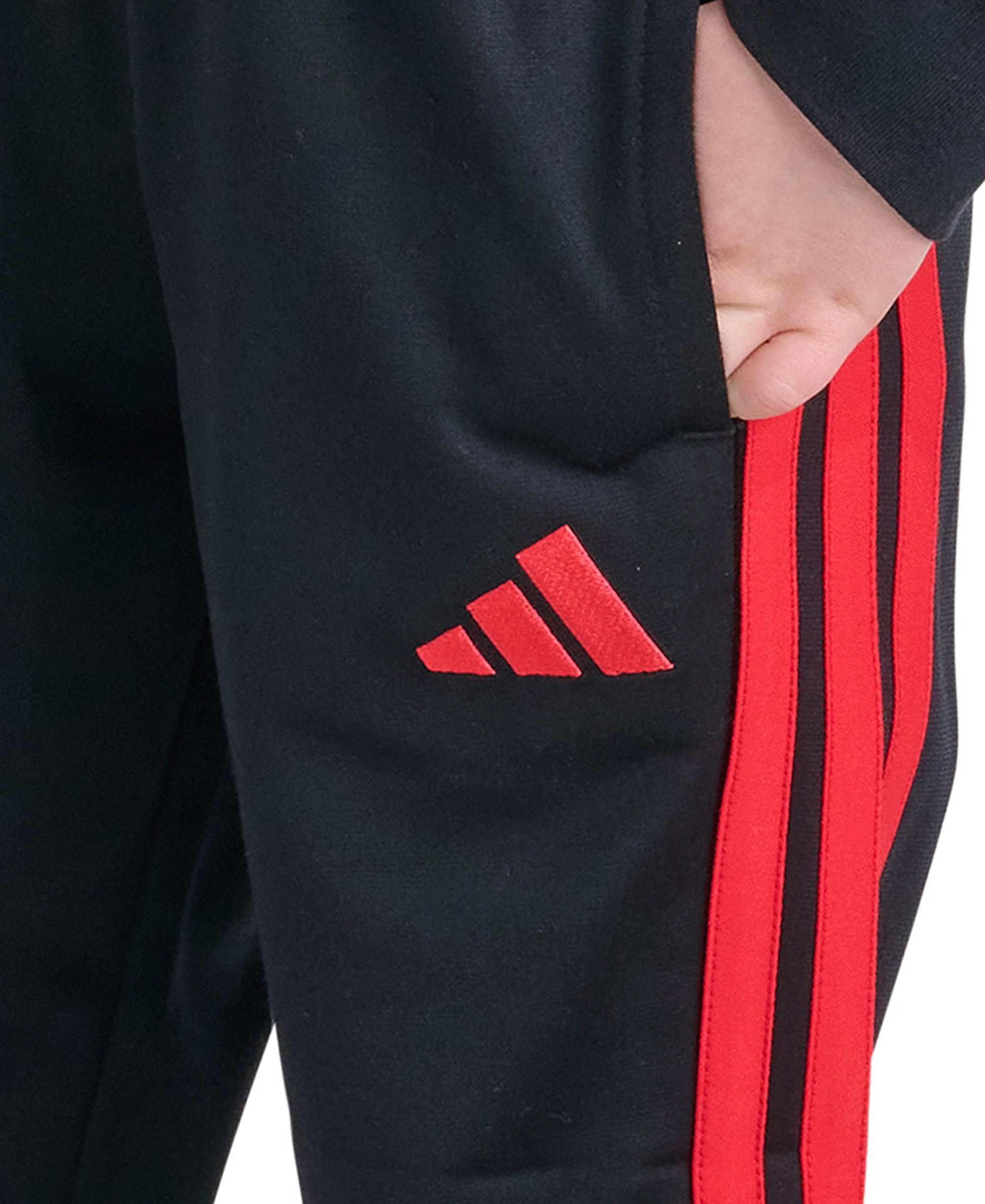 adidas Boys' 8-20 Pull-On Jogger Pant - Black/Red