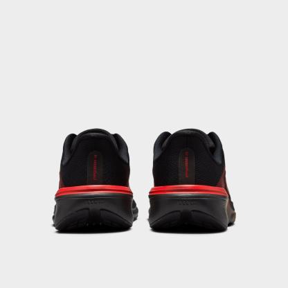 Big Kids' Nithtke Pegasus 42 Running Shoes - Black/University Red/Wolf Grey/Bright Crimson - Back view