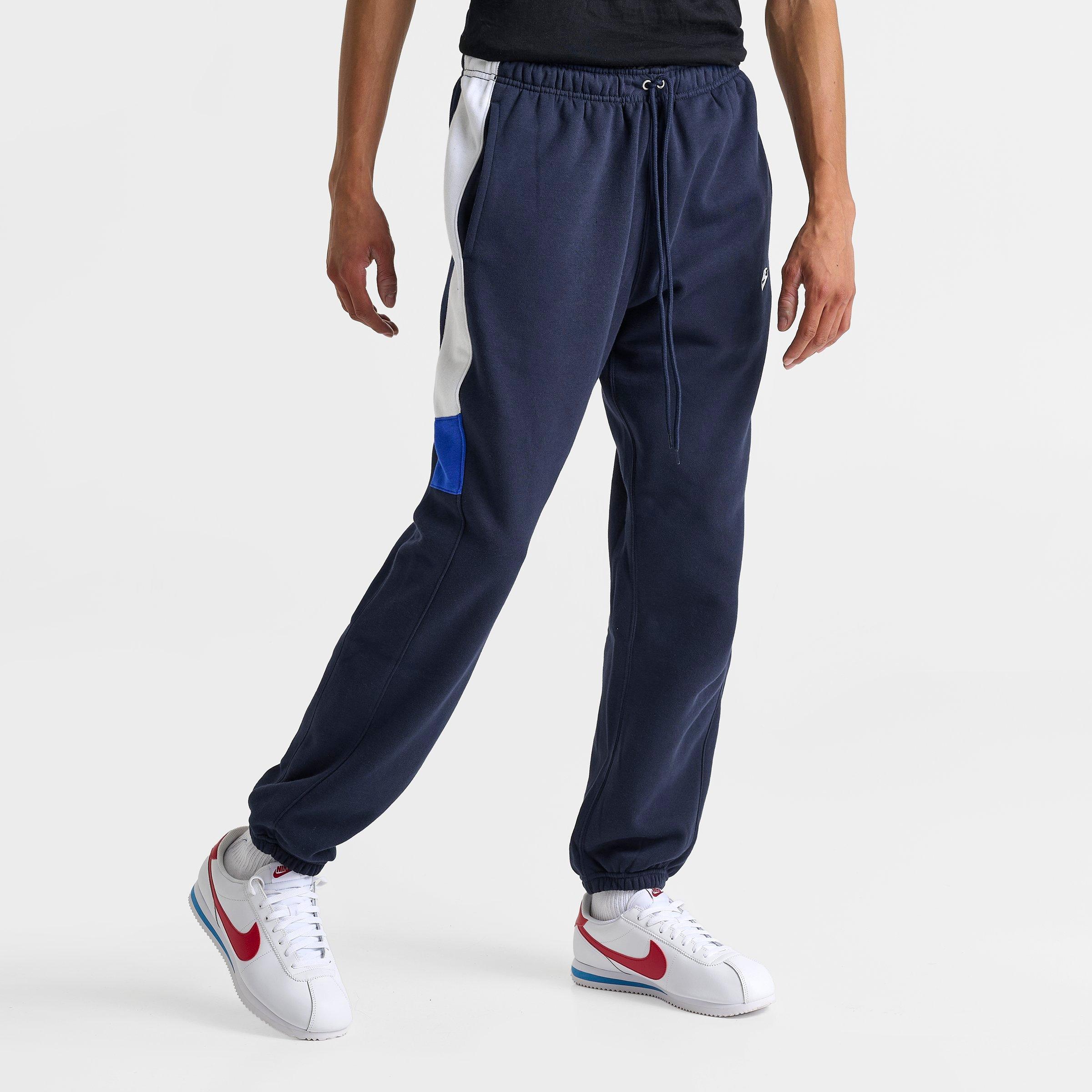 Men's Nithtke Club Fleece Tracksuit Jogger Pants - Obsidian/White/Game Royal/White
