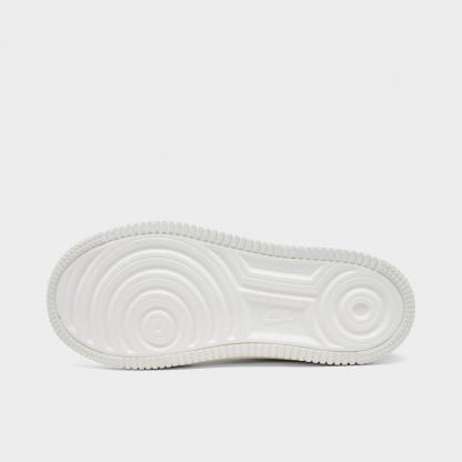 Little Kids' Nithtke Force 1 Low Casual Shoes - Sail/Multi-Color/Sesame/Bleached Turquoise - Bottom view