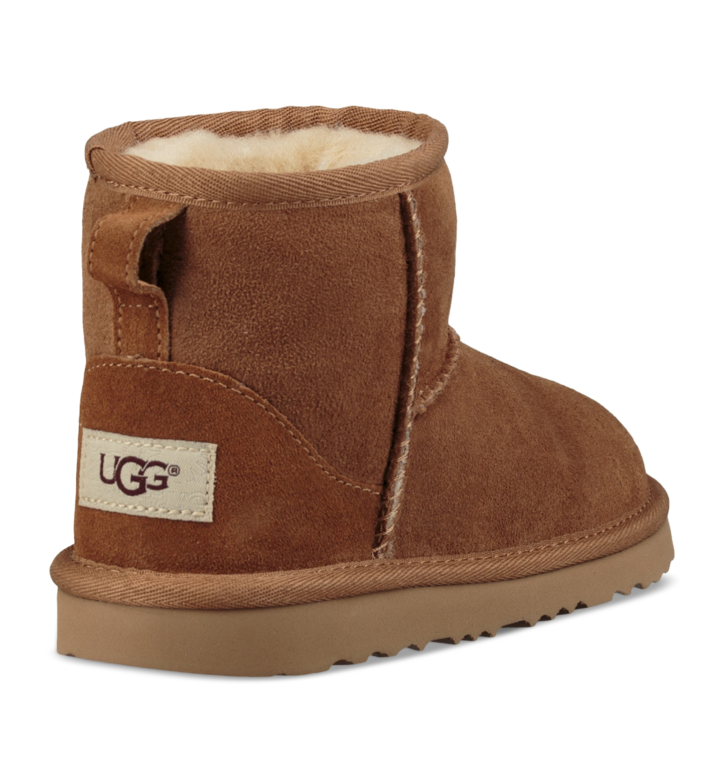 UGG® Kids Classic Mini II Slip-On Booties - Chestnut