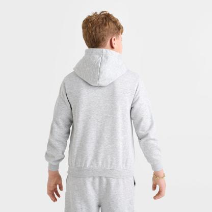 Big Kids' Jordan Jumpman Pullover Hoodie - Light Grey Heather - view 4