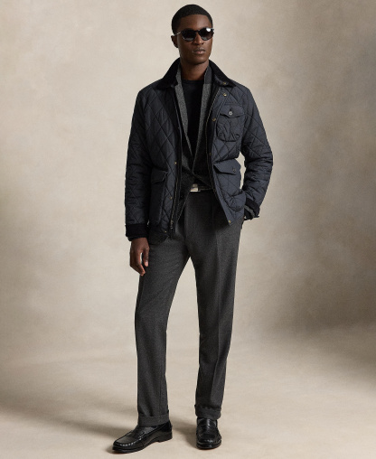 Polo Ralph Lauren Men's Beaton Quilted Water-Repellent Full-Zip Jacket - Polo Black