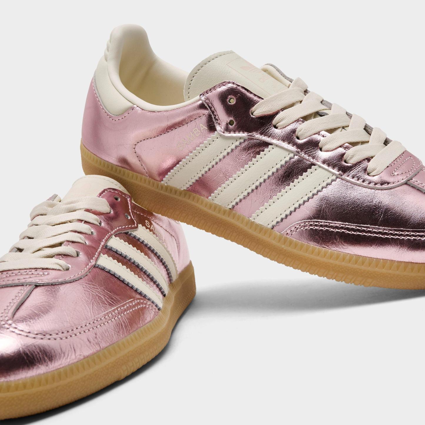 Women's adidas Originals Samba OG Casual Shoes - Part 6 - Wonder Quartz/Off White/Gum - Detail shot