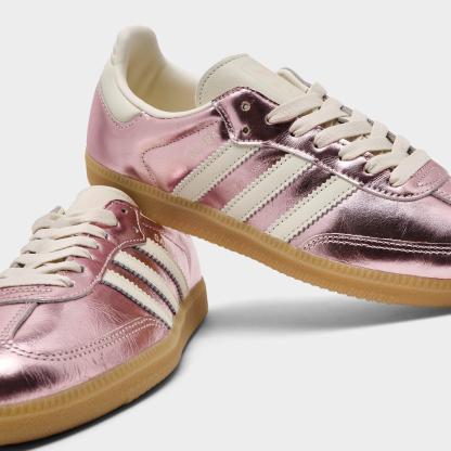 Women's adidas Originals Samba OG Casual Shoes - Part 6 - Wonder Quartz/Off White/Gum - Detail shot