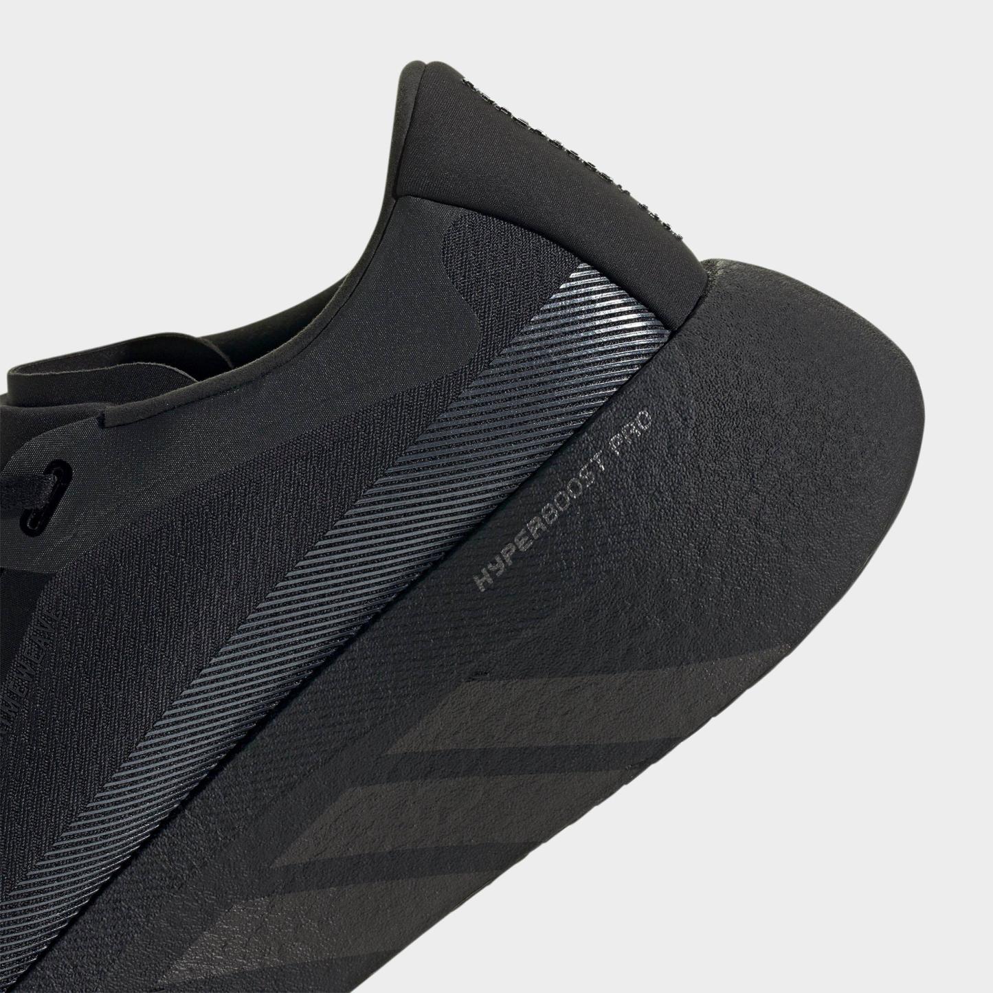 Men's adidas Hyperboost Edge Running Shoes - Part 1 - Core Black/Carbon/Carbon - Detail shot