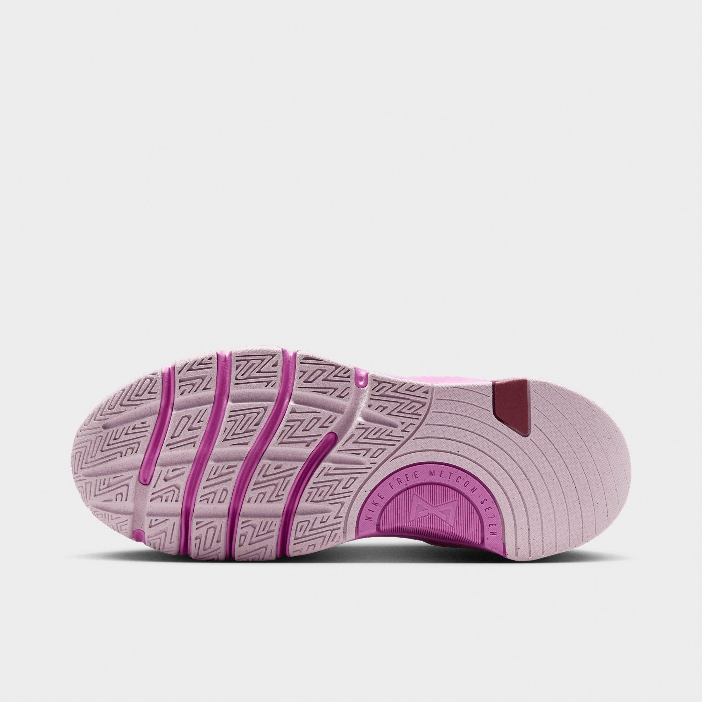 Women’s Nithtke Free Metcon 7 Training Shoes - Part 2 - Bleached Lilac/Light Magenta/Pink Smoke/White - Bottom view