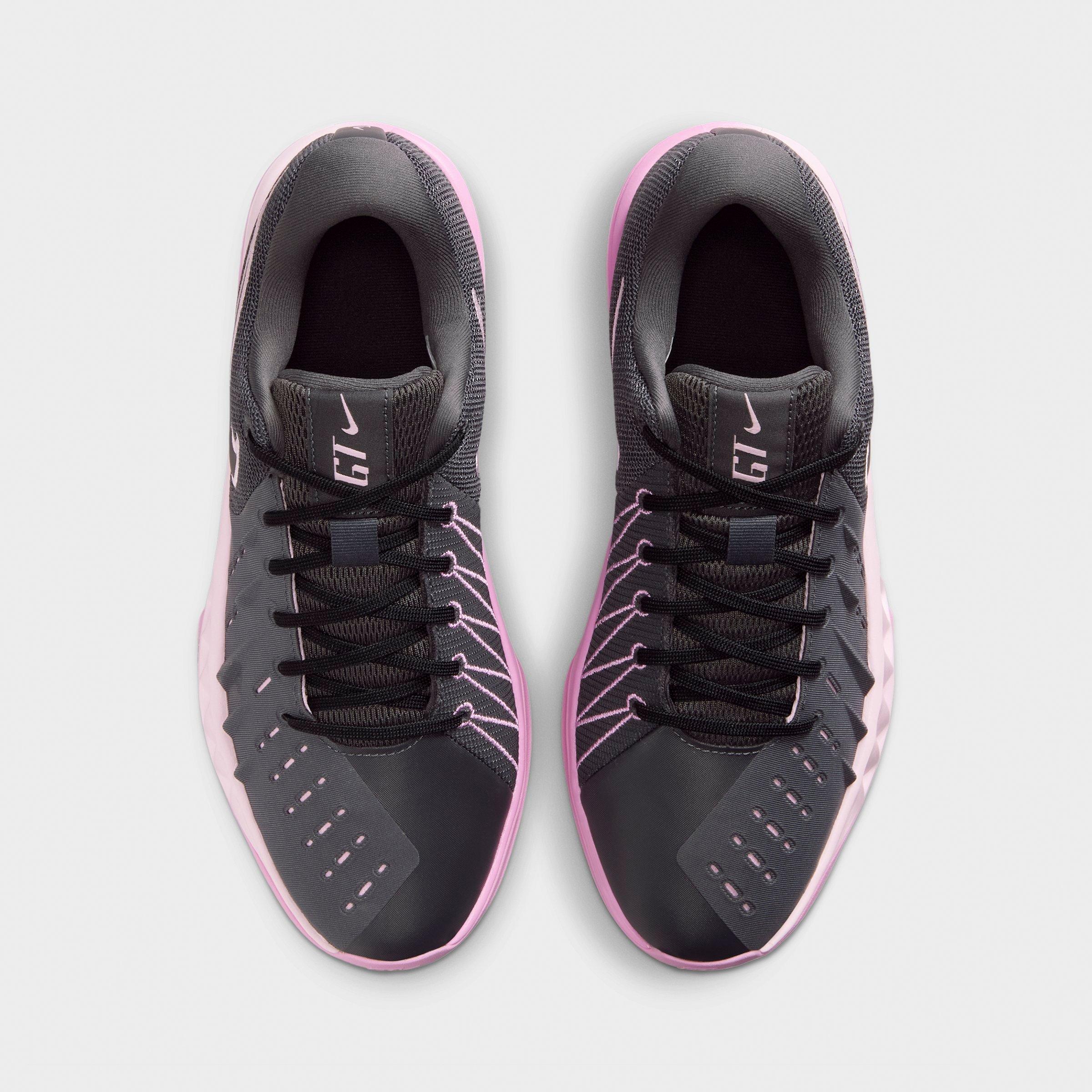 Men's Nithtke G.T. Cut Academy 2 Basketball Shoes - Anthracite/Pink Foam/Light Magenta/Black - Top view