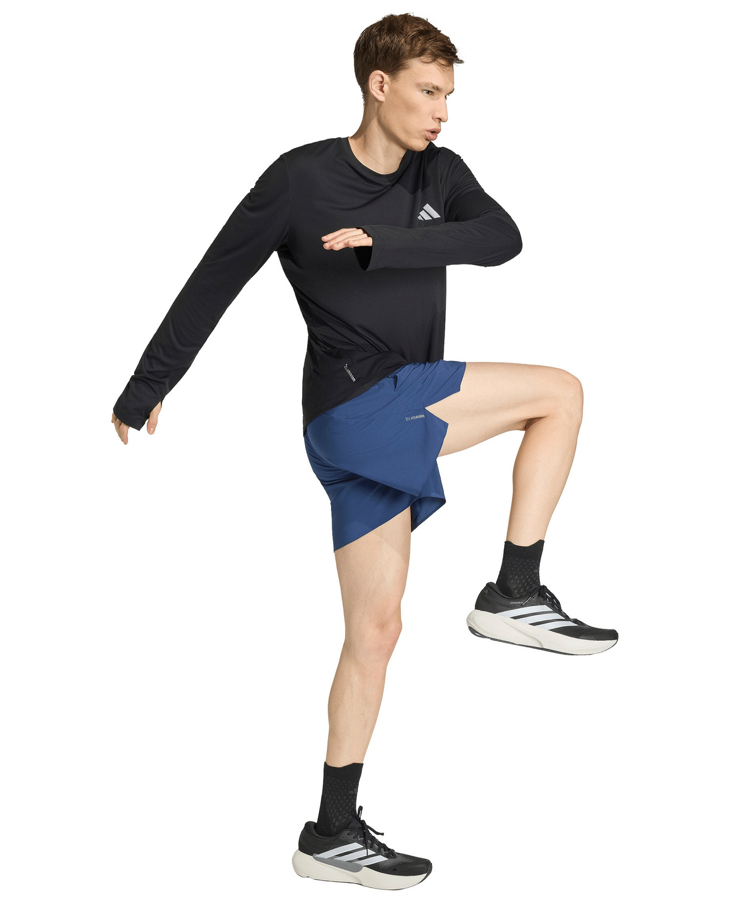 adidas Men's Running Iconic Shorts - Tech Indigo