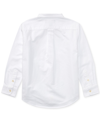 Polo Ralph Lauren Boys' 2T-7 Cotton Oxford Shirt - White