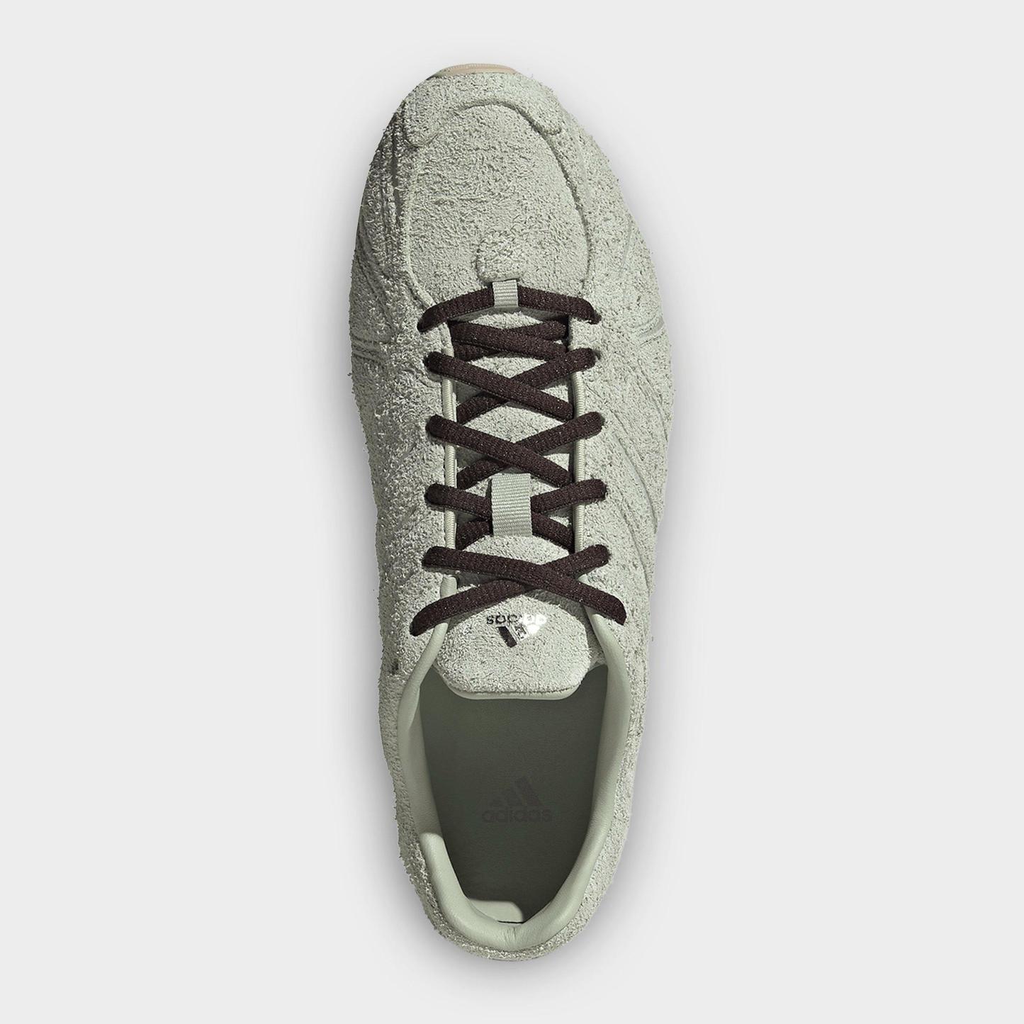 Women's adidas Originals Ghost Sprint Casual Shoes - Part 1 - Halo Green/Halo Green/Aurora Coffee - Top view