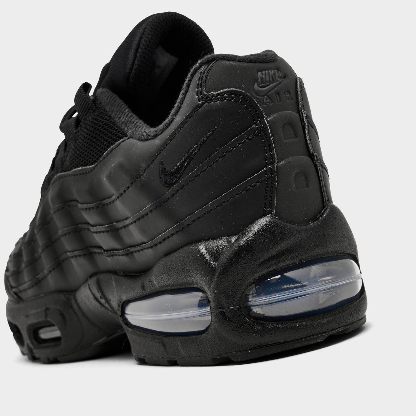 Big Kids' Nike Air Max 95 Casual Shoes - Black/Black/Black