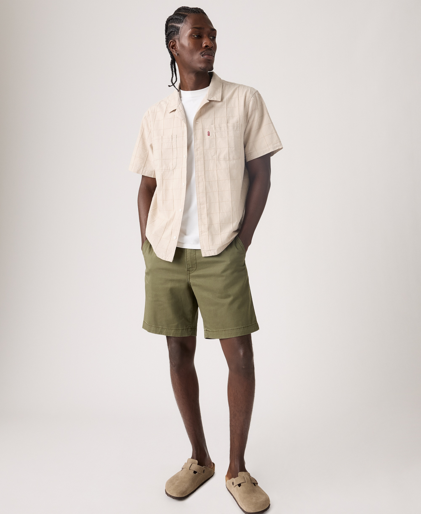 Levi's Men's Relaxed-Fit 8" Chino Shorts - Olive Night