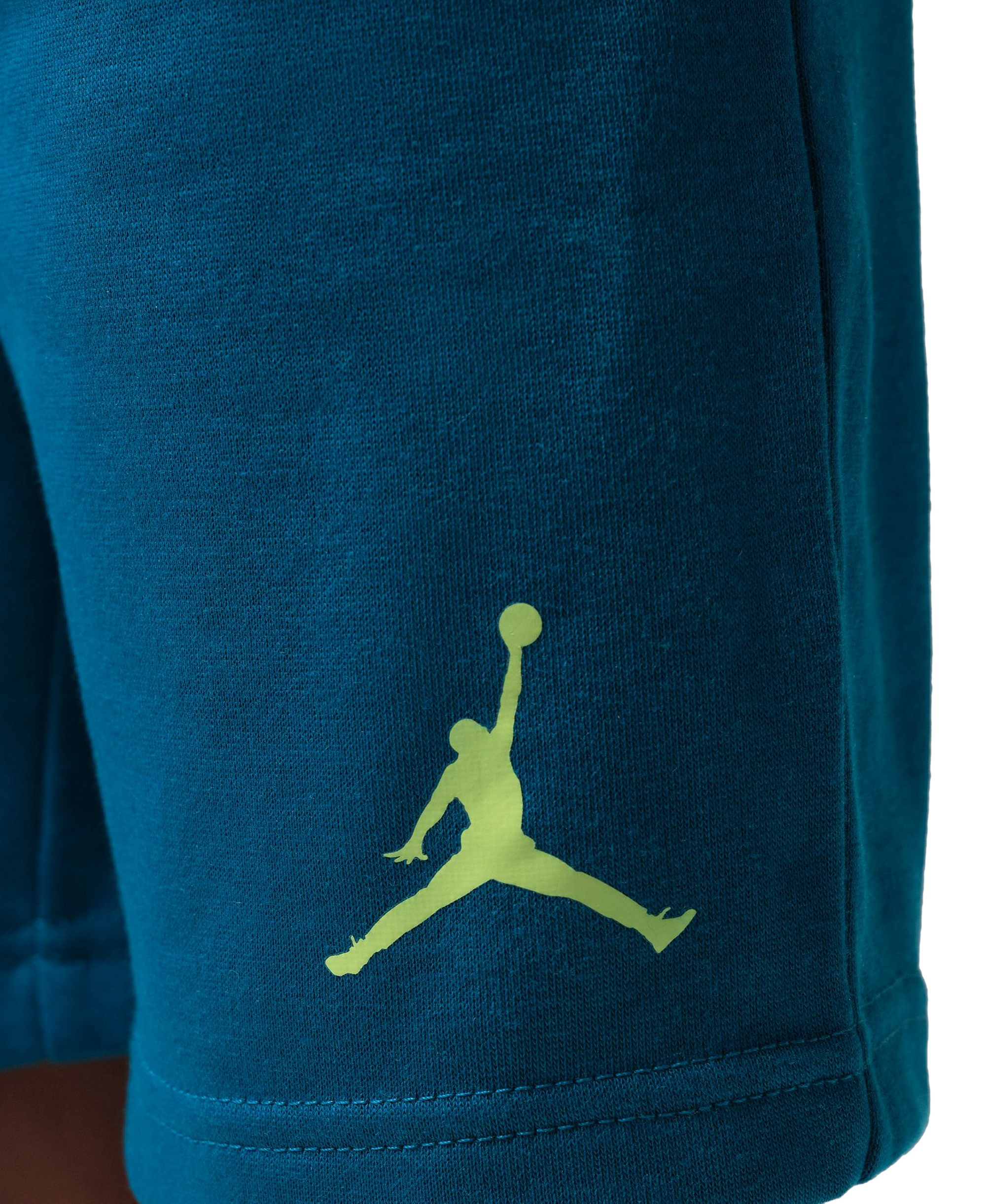 Jordan Boys' 4-7 Jumbo Jumpman T-Shirt and Shorts, 2-Piece Set - Green Abyss