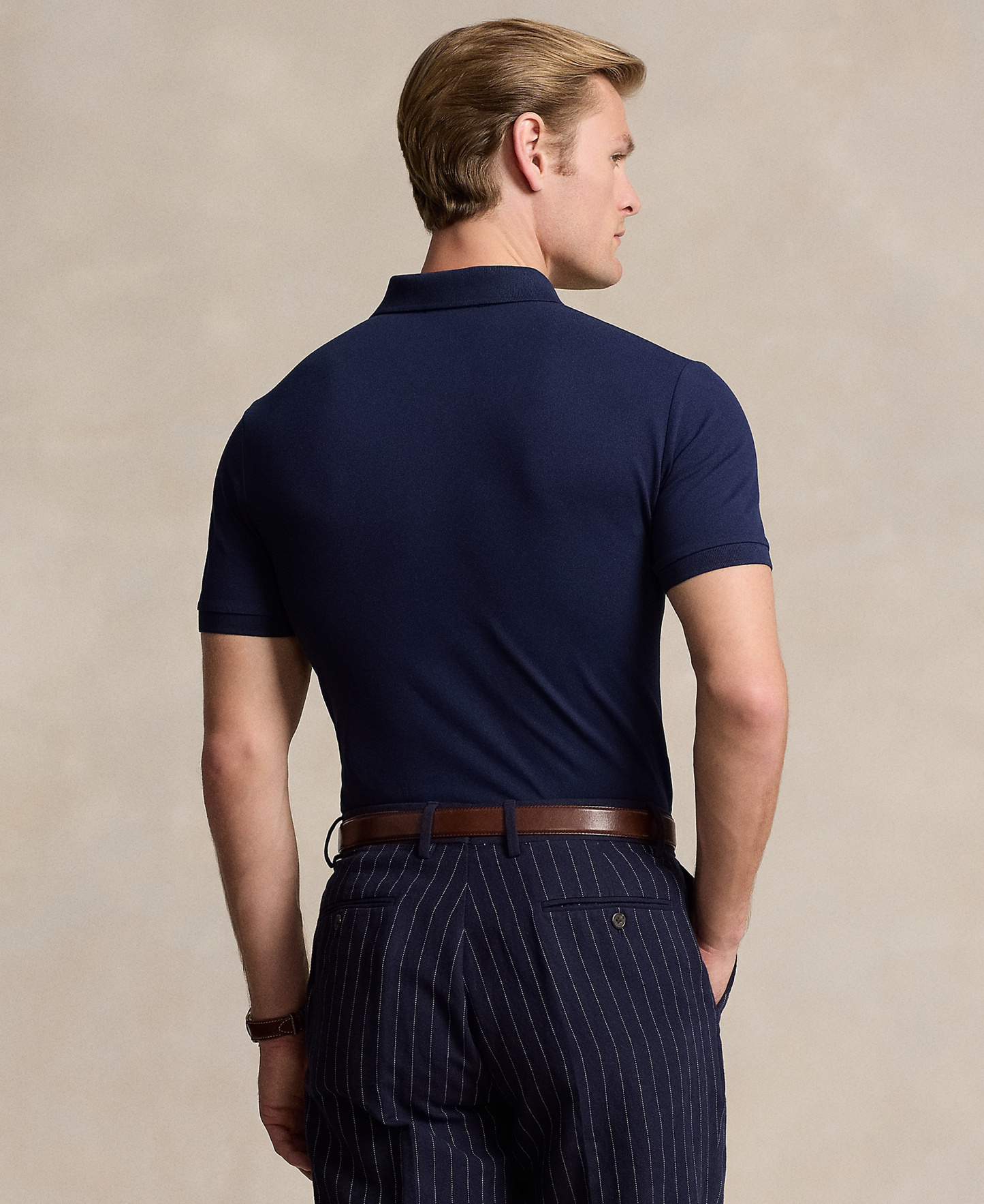 Polo Ralph Lauren Men's Classic-Fit Stretch Mesh Polo Shirt - Refined Navy