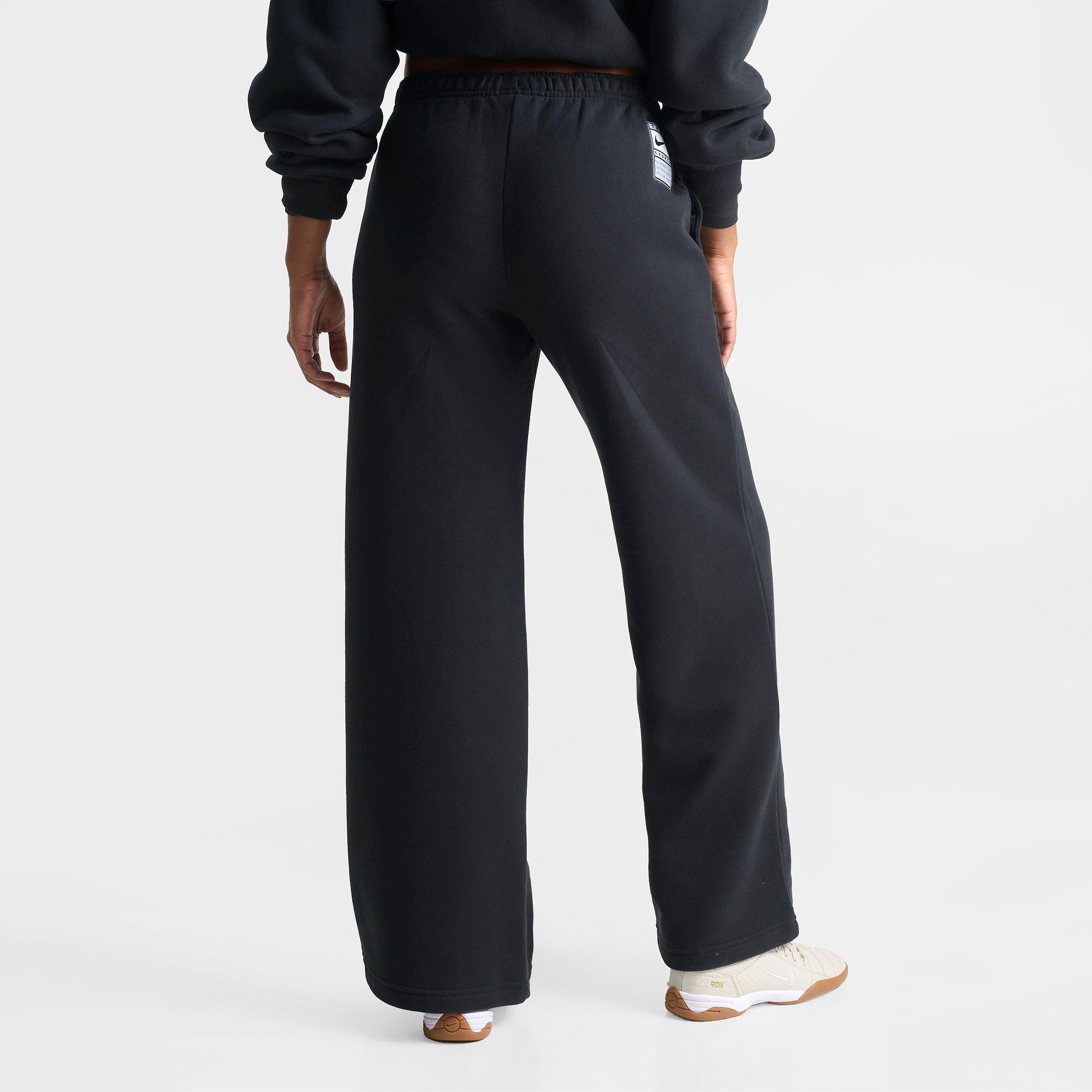 Women's Nithtke Studio Fleece Medium-Weight "90" Mid-Rise Wide-Leg Pants - Pink Foam
