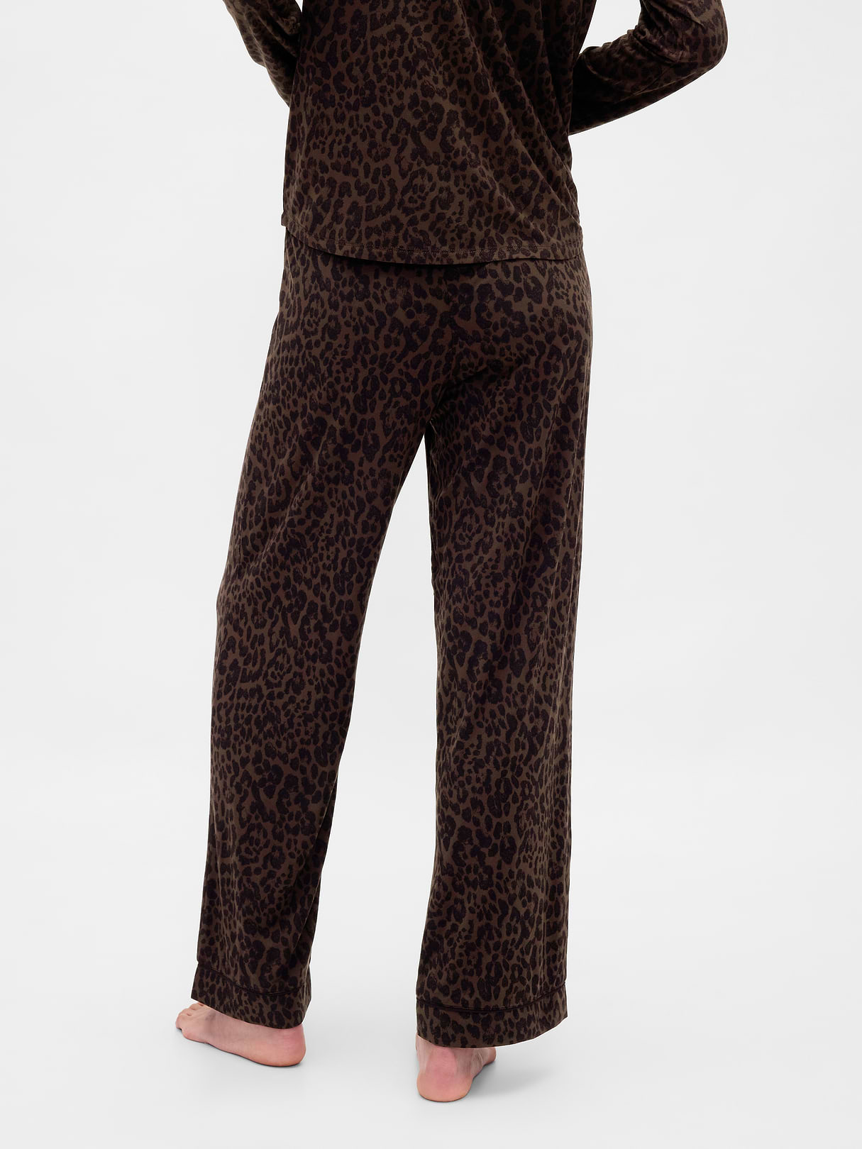 SoftMade Modal PJ Pants - Leopard brown