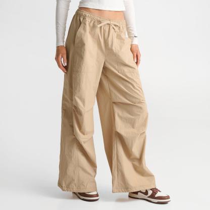 Women's Nithtke Sportswear Loose Mid-Rise Structured Pants - Linen/Sail