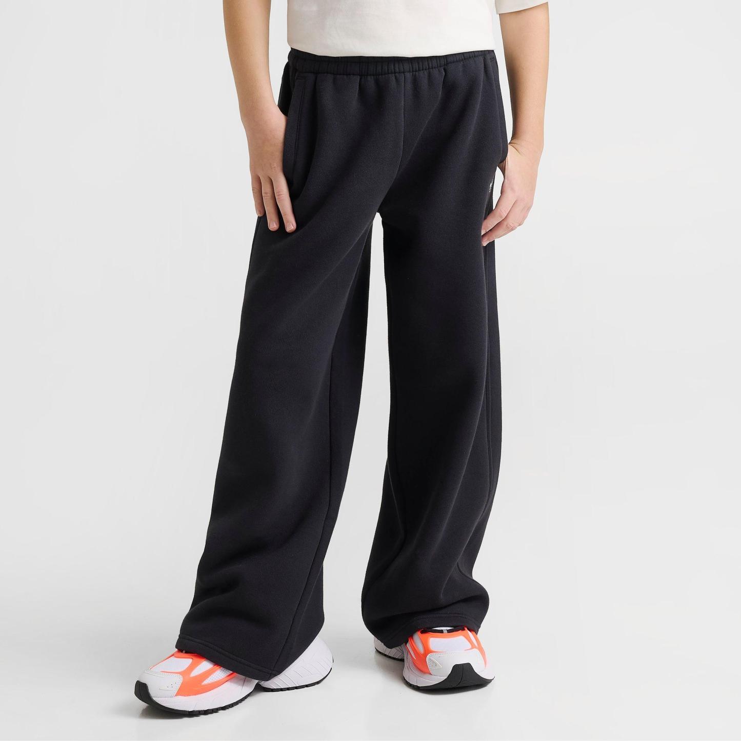 Big Kids' adidas Originals Essentials Wide Leg Fleece Sweatpants - Black