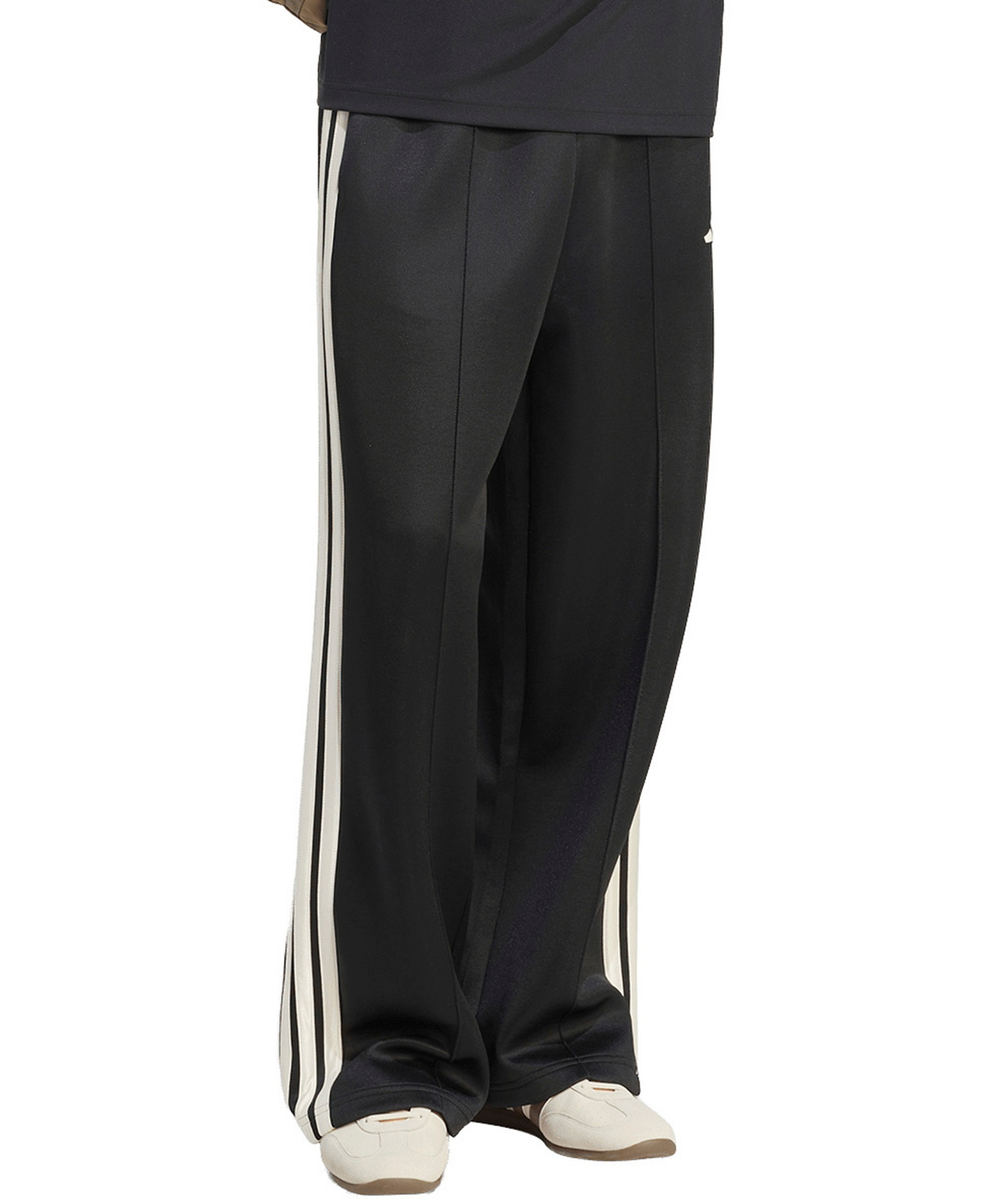 adidas Men's Stadium Loose Open Hem Drawcord Pants - Black
