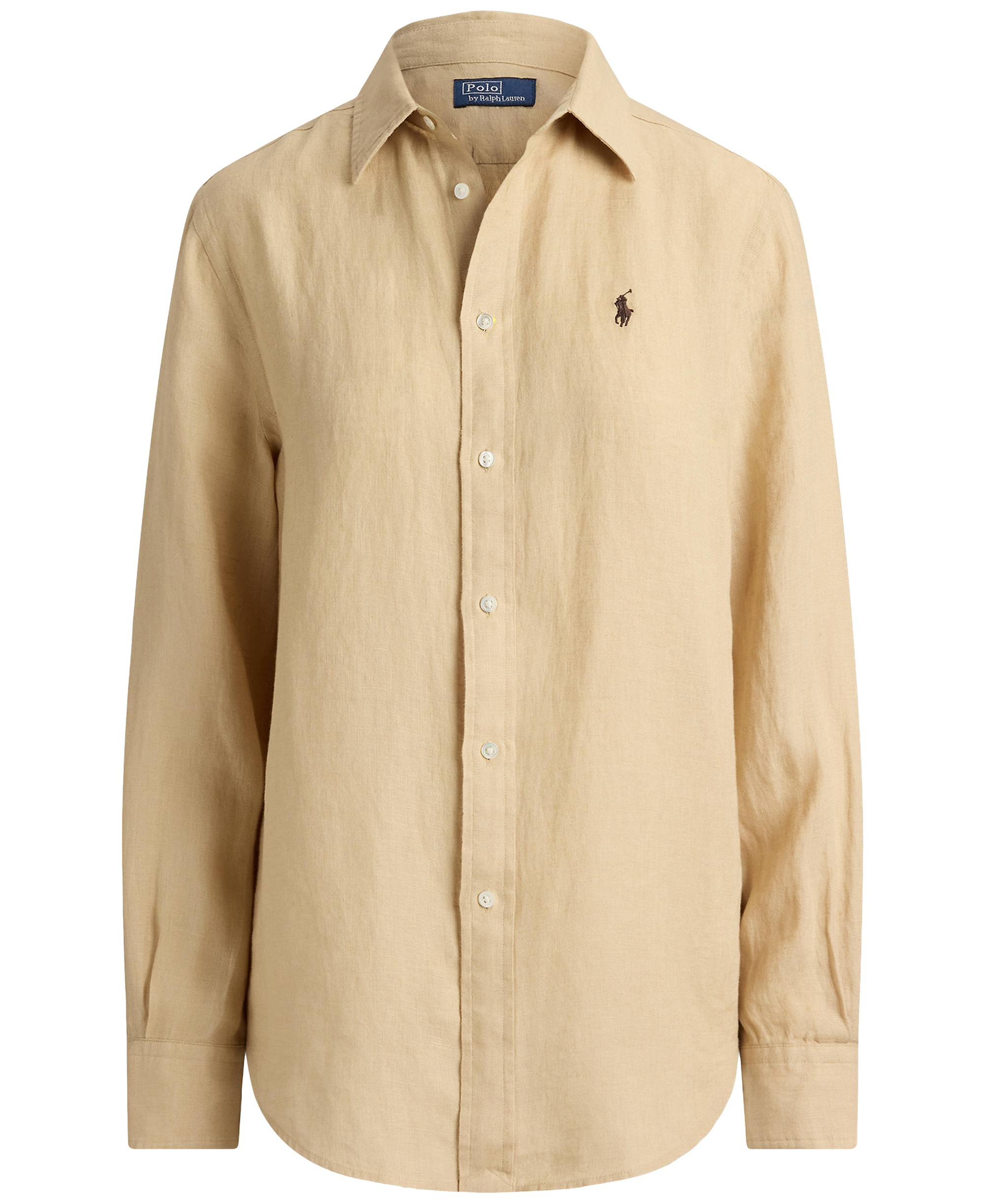 Polo Ralph Lauren Women's Classic-Fit Linen Shirt - Dune Tan