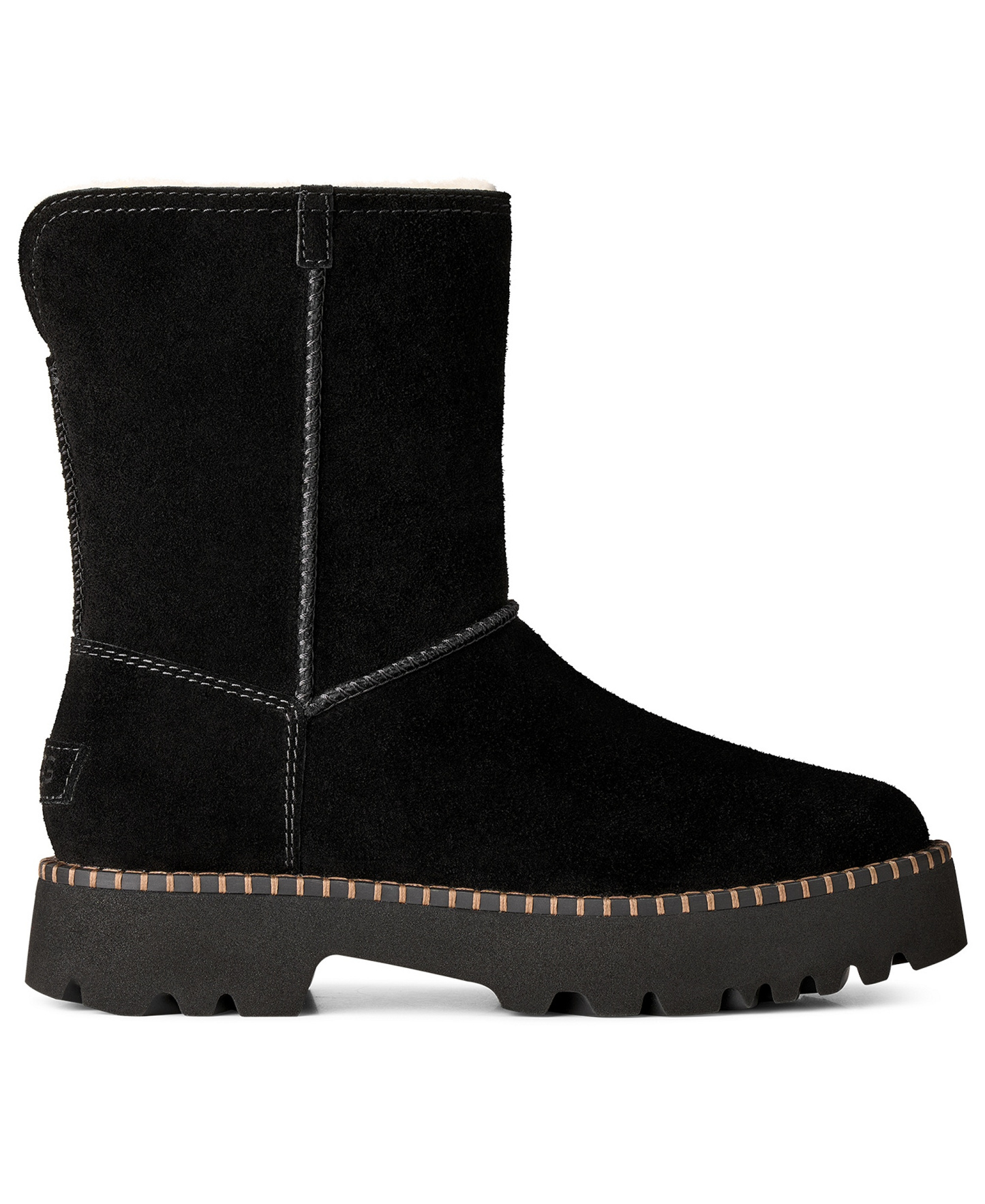 UGG® Women's Uptowner Round Toe Short Booties - Black
