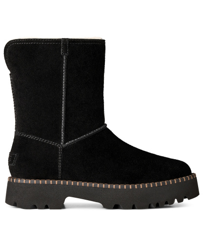 UGG® Women's Uptowner Round Toe Short Booties - Black
