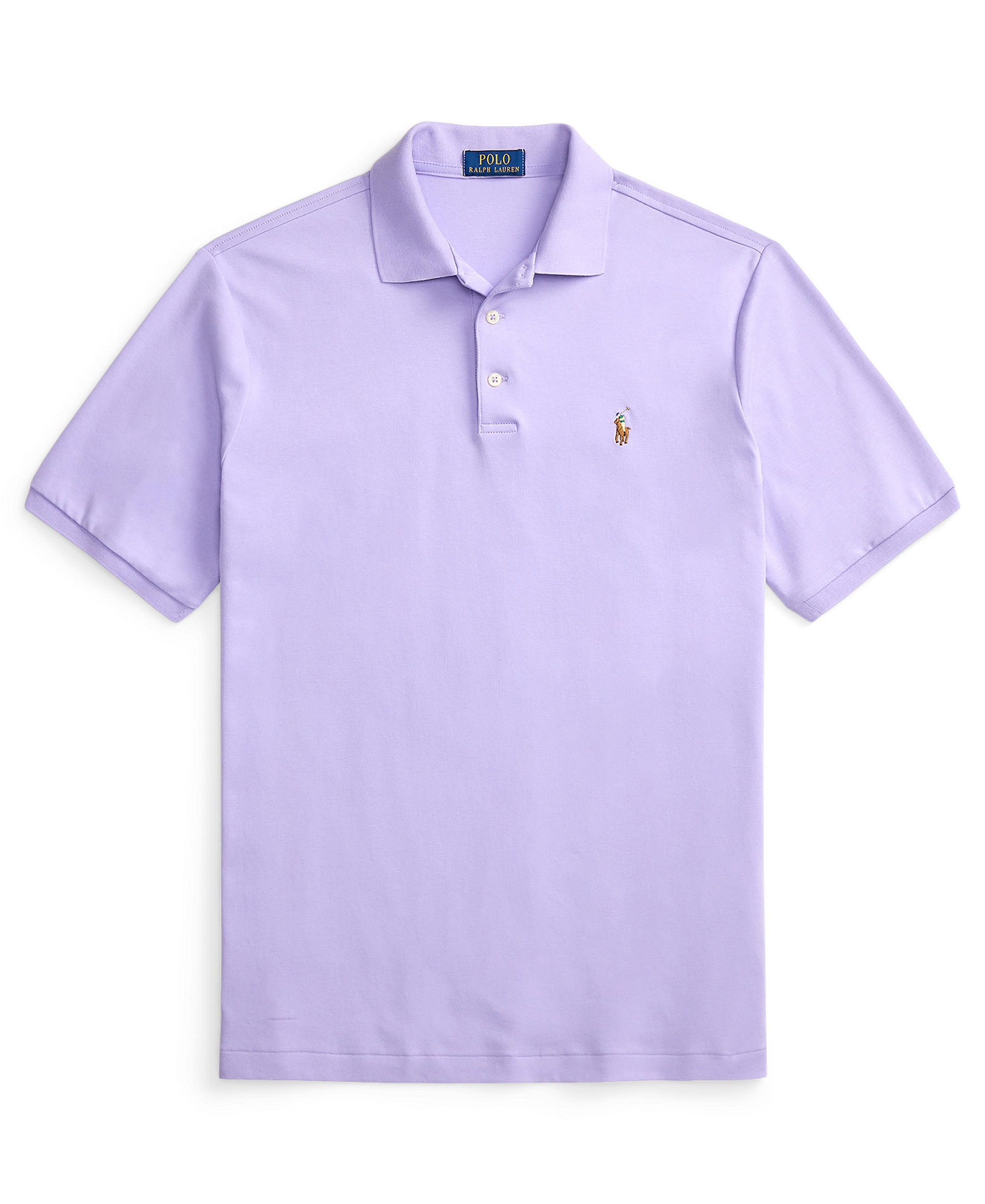 Polo Ralph Lauren Men's Classic-Fit Soft Cotton Polo Shirt - Powder Purple