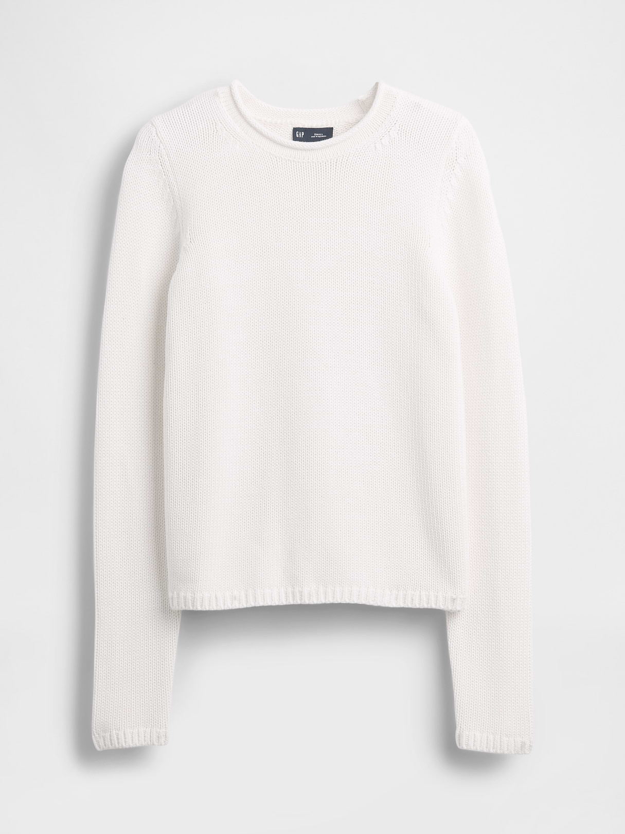 100% Cotton Rollneck Sweater - New off white