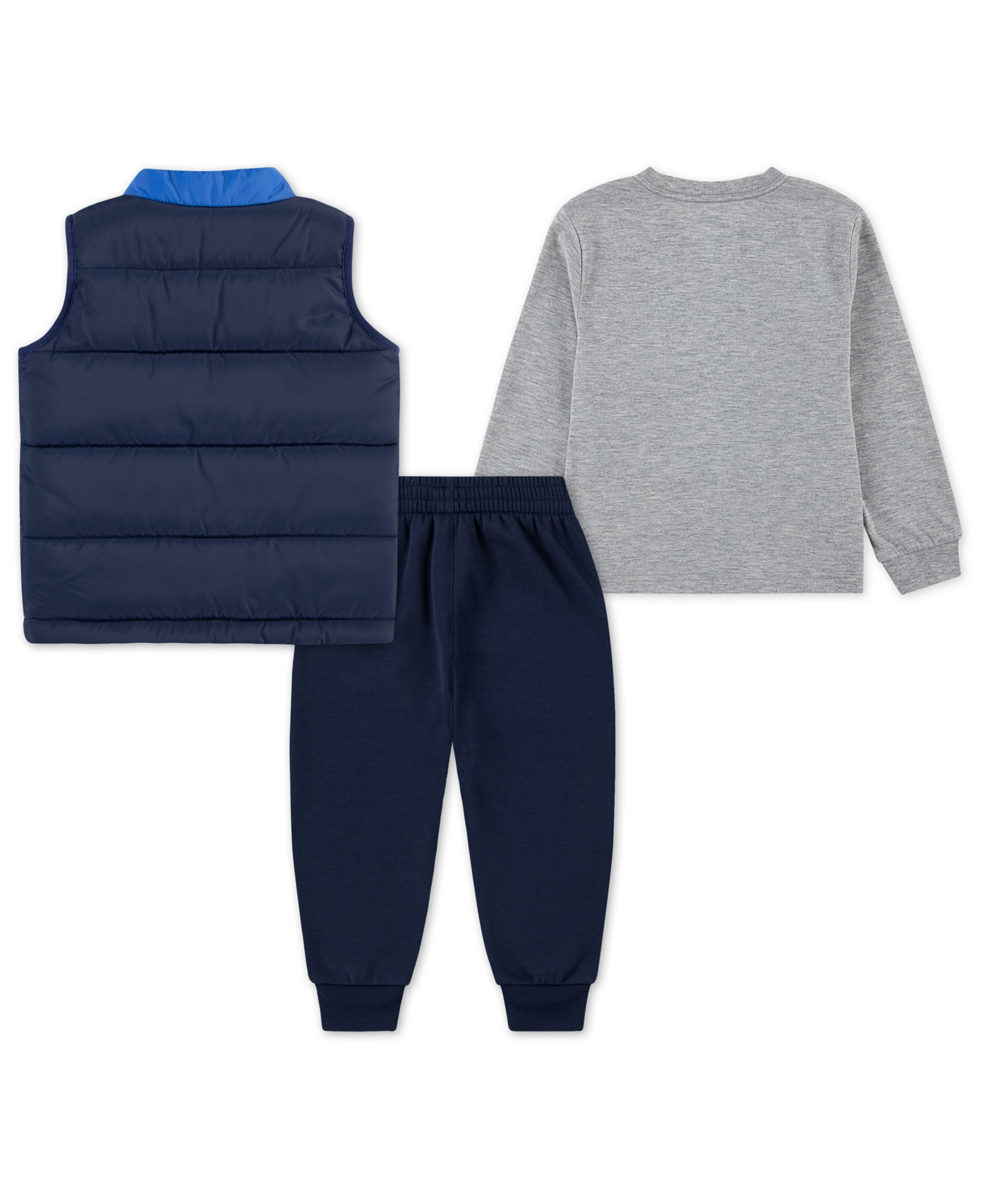 Nike Toddler Boys' 2T-4T Crewneck T-Shirt, Vest and Pants, 3-Piece Set - Midnight Navy