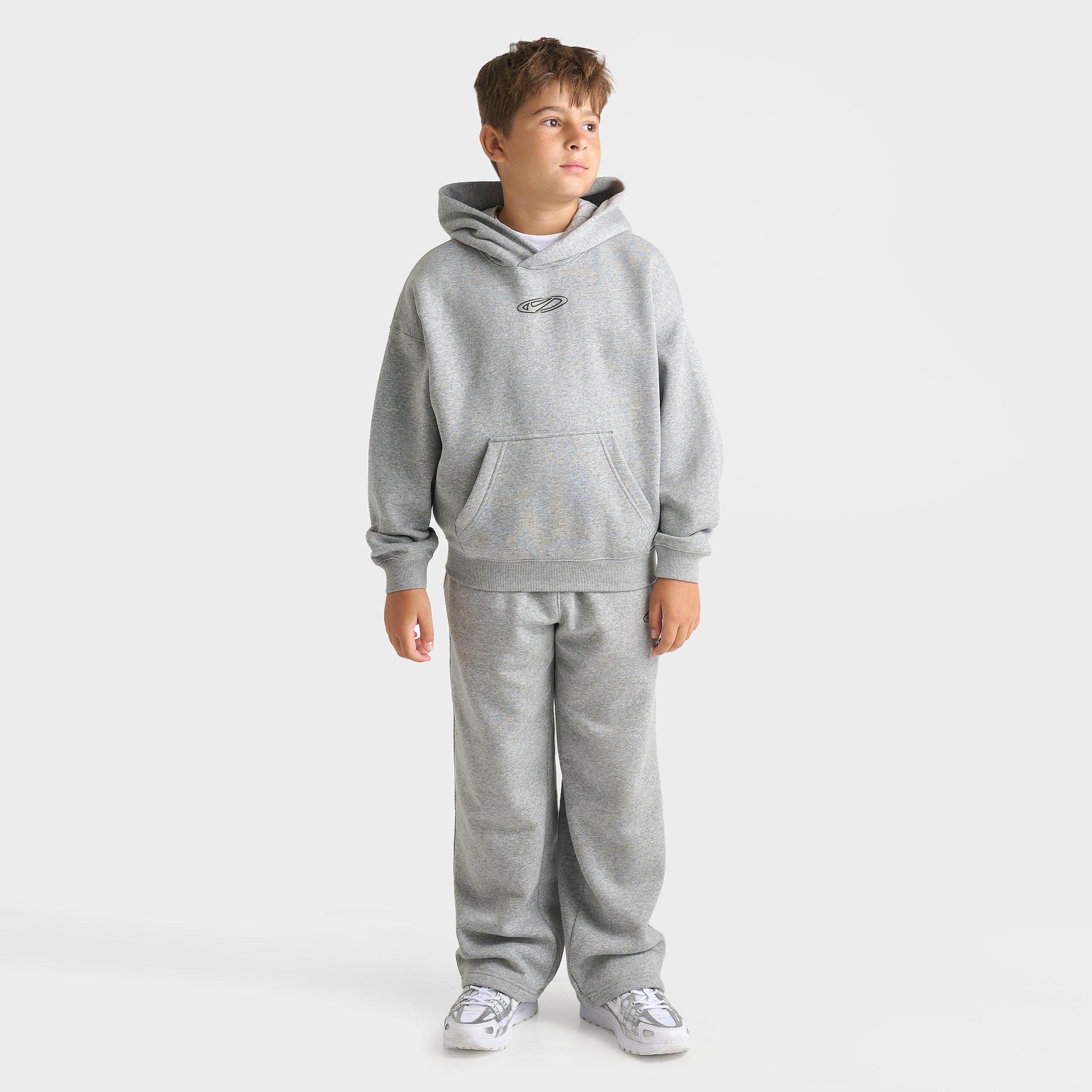 Big Kids' Nithtke Sportswear Club Fleece Athletic Dept. Oversized Hoodie - Dark Grey Heather