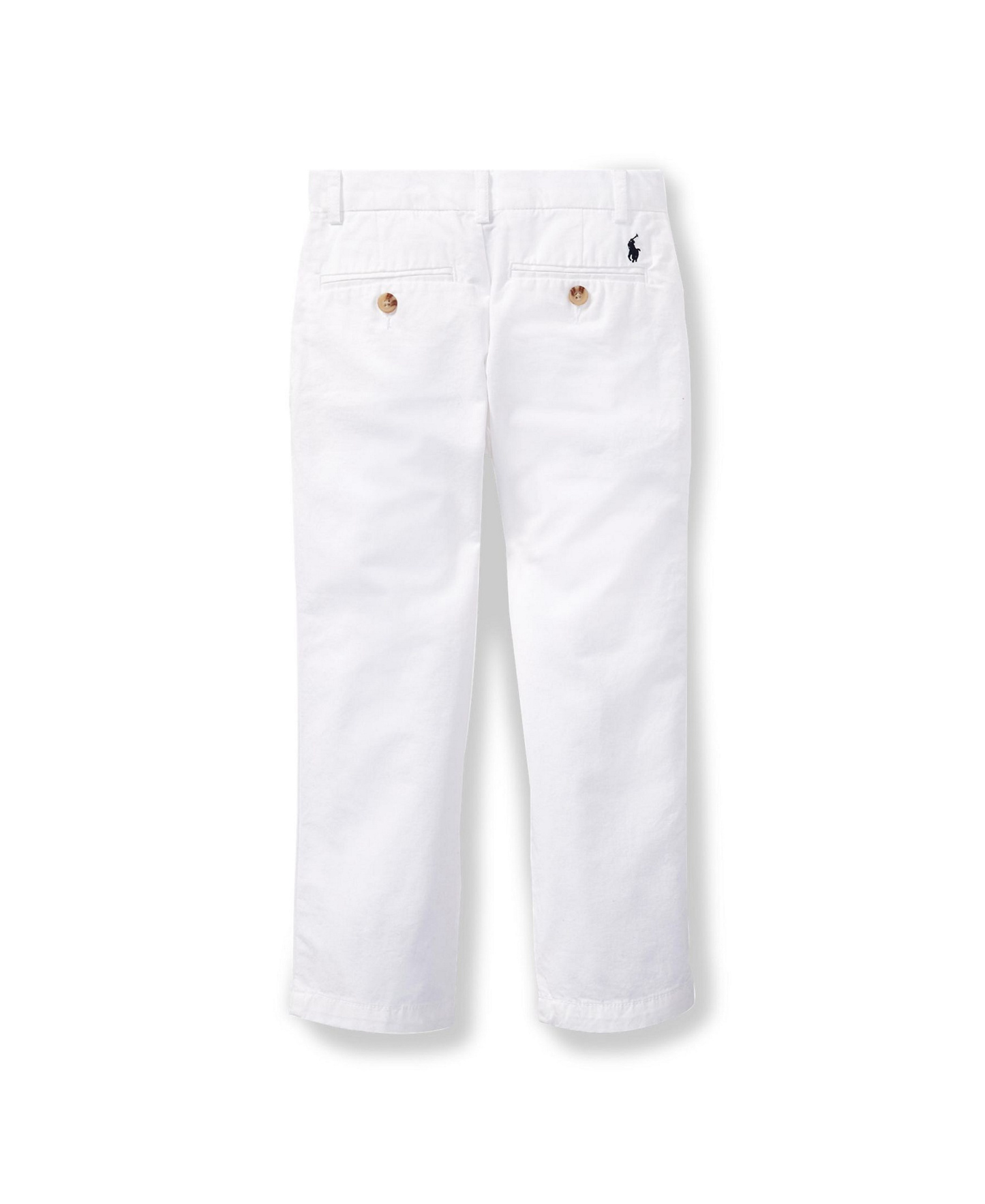Polo Ralph Lauren Boys' 2-7 Straight-Fit Twill Pant - White