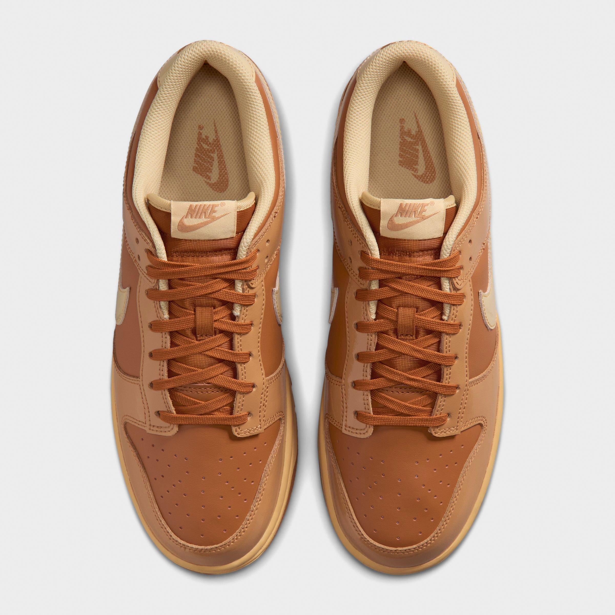 Men's Nithtke Dunk Low Retro Casual Shoes - Part 1 - Tawny/Flax/Twine/Sesame - Top view