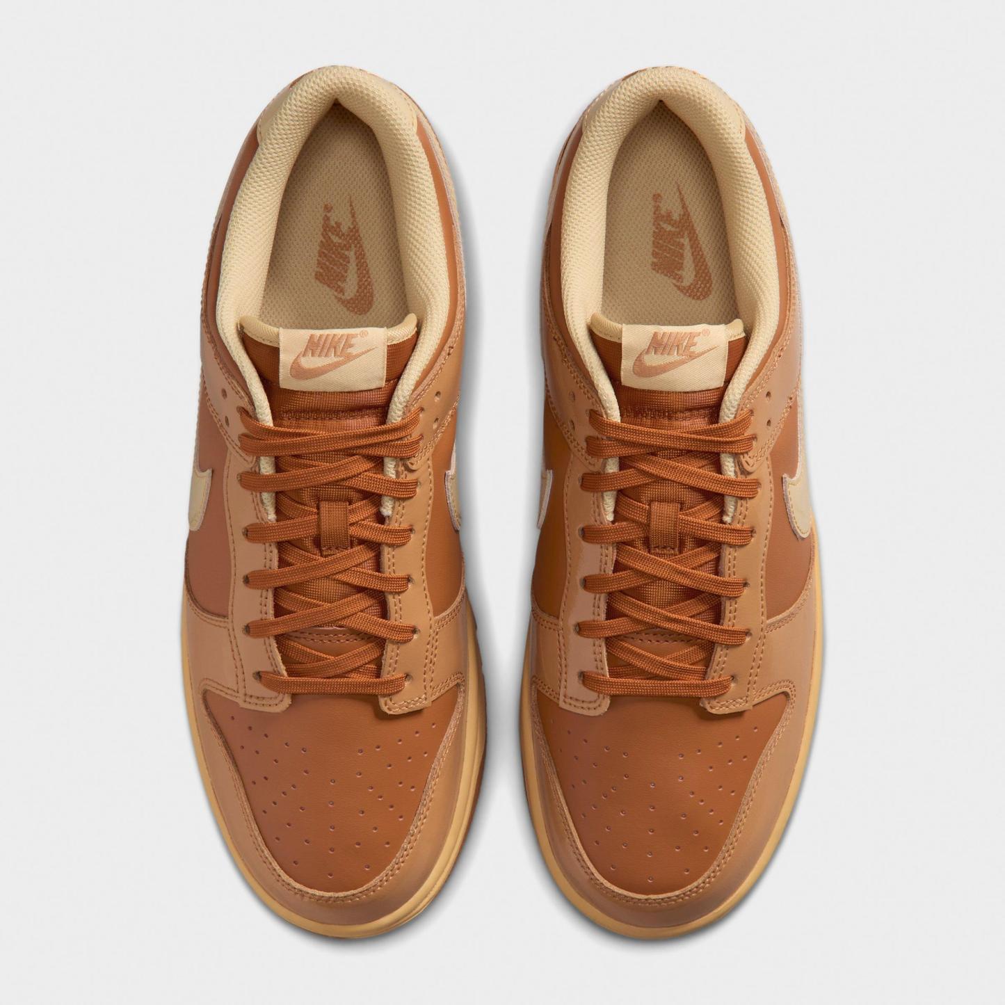 Men's Nithtke Dunk Low Retro Casual Shoes - Part 1 - Tawny/Flax/Twine/Sesame - Top view
