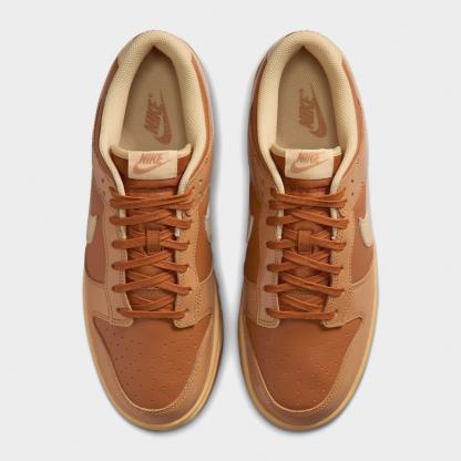 Men's Nithtke Dunk Low Retro Casual Shoes - Part 1 - Tawny/Flax/Twine/Sesame - Top view