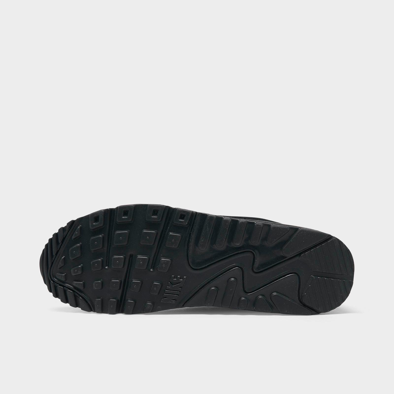 Men's Nike Air Max 90 Casual Shoes - Black/Black/Black/Black