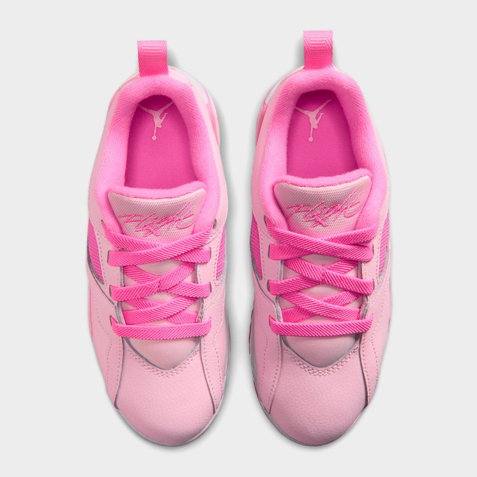 Little Kids' Air Jordan MVP 92 Basketball Shoes - Pink Foam/White/China Rose - view 5
