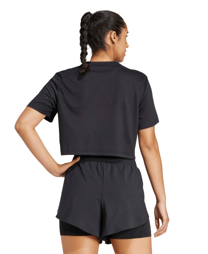 adidas Women's Train Essentials Boxy Workout T-Shirt - Black