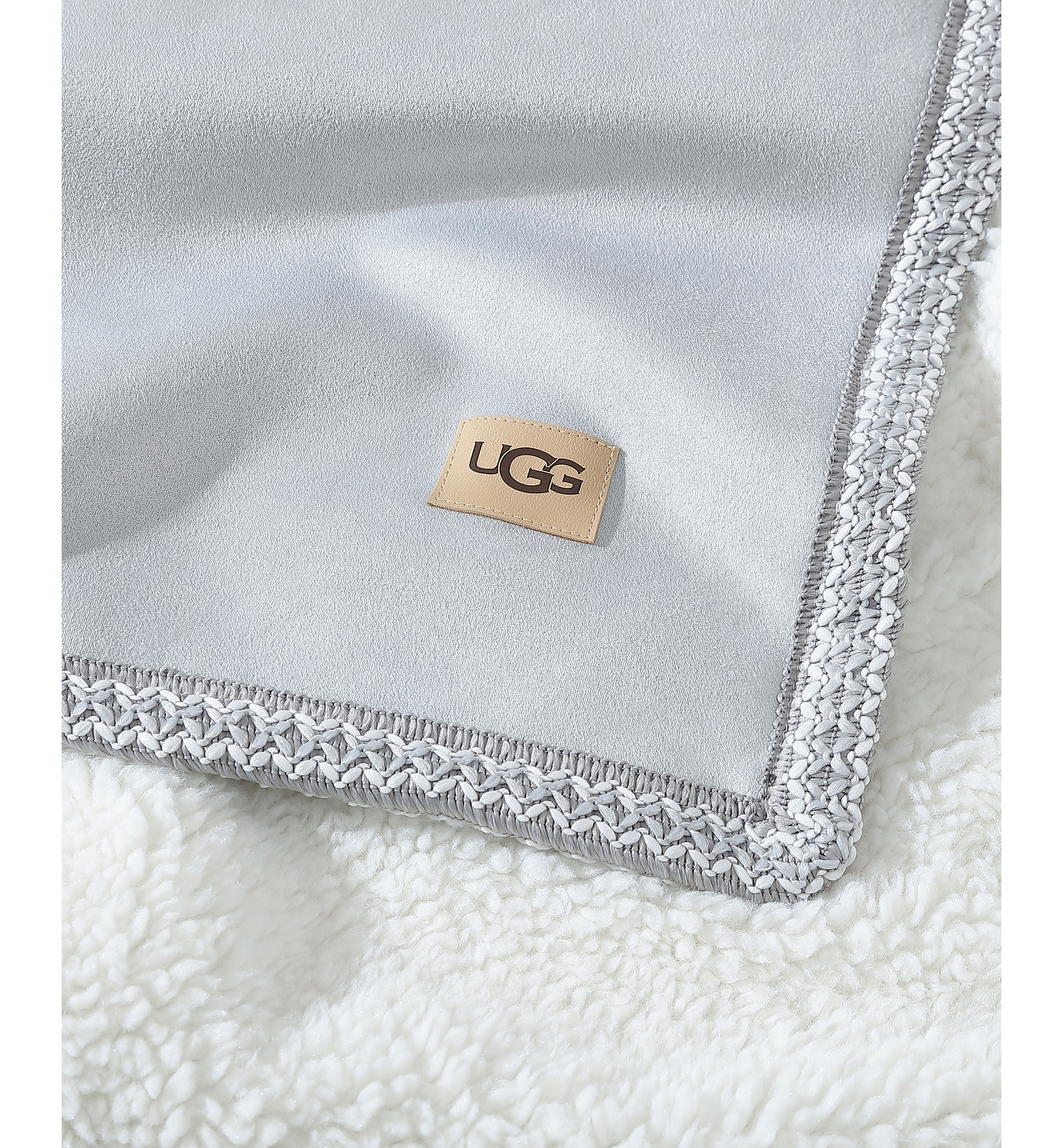 UGG® Kirkwood UGG Braid Throw, 50" x 70" - Gray violet